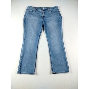 Riders By Lee‎ Jeans Womens 16P Blue Mid Rise Straight Leg Classiccore Normcore